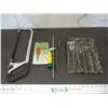 Image 1 : Auger bit, cement bit, hacksaw, tube caps
