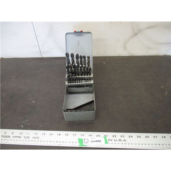 Drill bit set ( 2 missing in case)