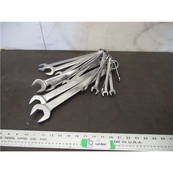 (16) SAE wrenches - 1/4 - 1 1/4
