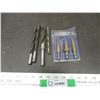 Image 1 : 3-piece step drill bit set + larger drill bits