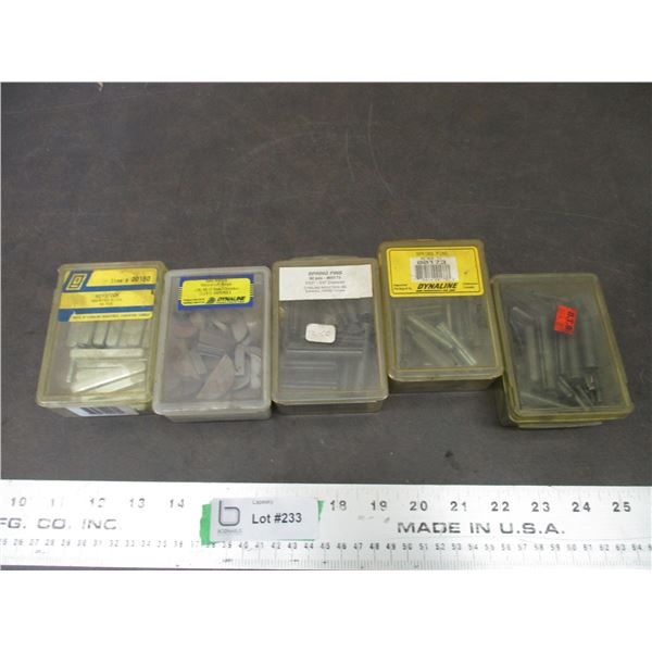 Key stocks, spring pins