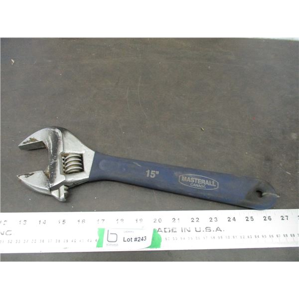 Masterall 15" crescent wrench