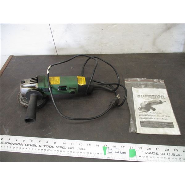 Superior angle grinder 4.5 " (working)
