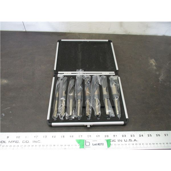 High Speed drill bits (New in case) Neiko