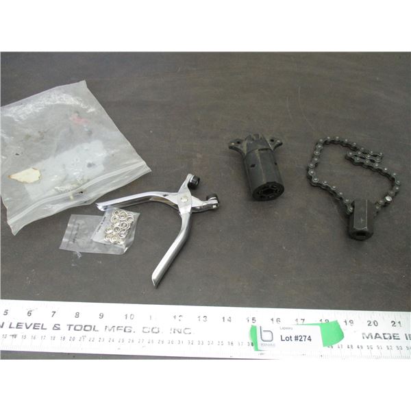 Snap wrench, reducer trailer plug 7-4 + misc