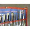 Image 4 : Westward 14 piece punch + chisel set - wall pouch