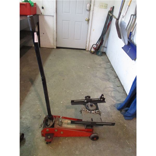 3-ton floor jack with transmission lift