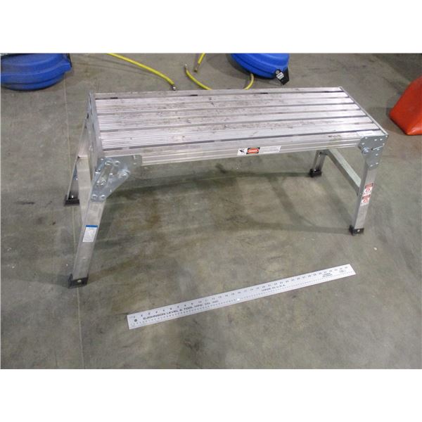Aluminum platform work stand - 3ft mastercraft