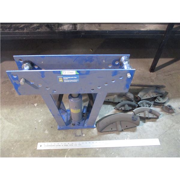 Powerfist 16 ton pipe bender with accessories