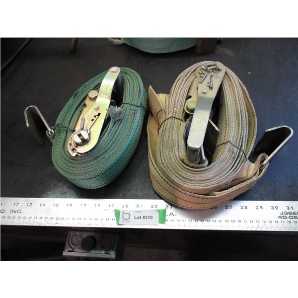 (2) Heavy duty tie down straps