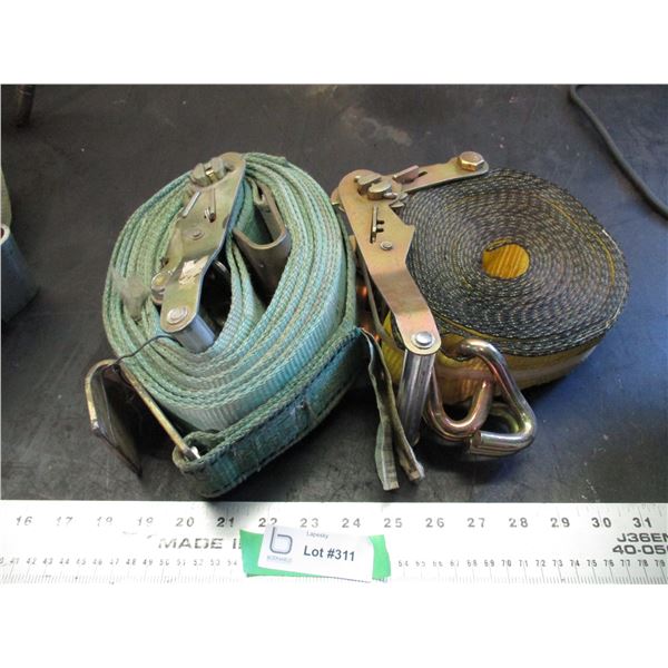 (2) Heavy duty tie down straps