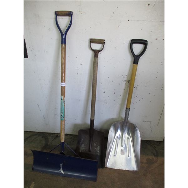 (3) Snow shovels