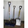 Image 1 : (3) Snow shovels