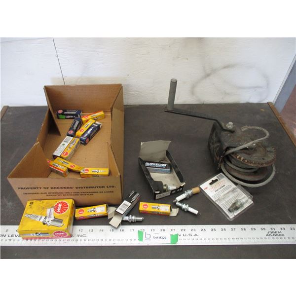Winch + spark plugs