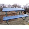 Image 1 : Metal/Wood Picnic table - 72" long