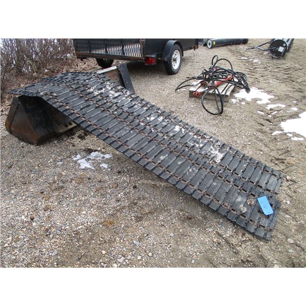 homemade ramps - 1" tubing skidoo track - 8ft