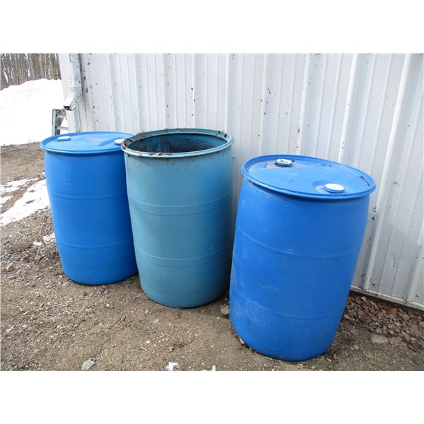 (3) 45Gal Rain Barrels