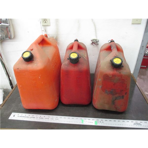 (3) Gas Cans