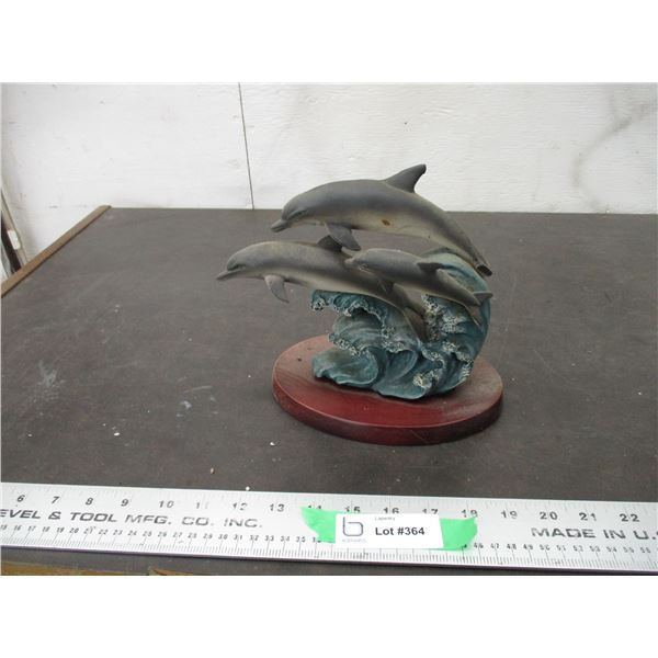 Dolphin ornament - 8" tall