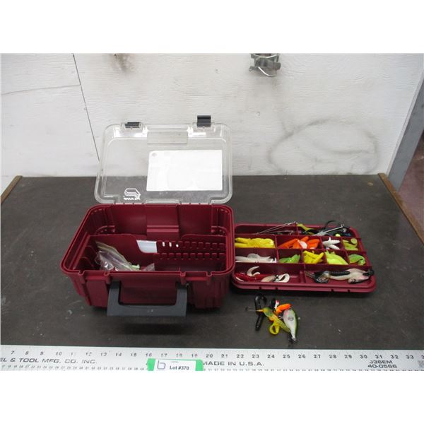 Fishing box with contents