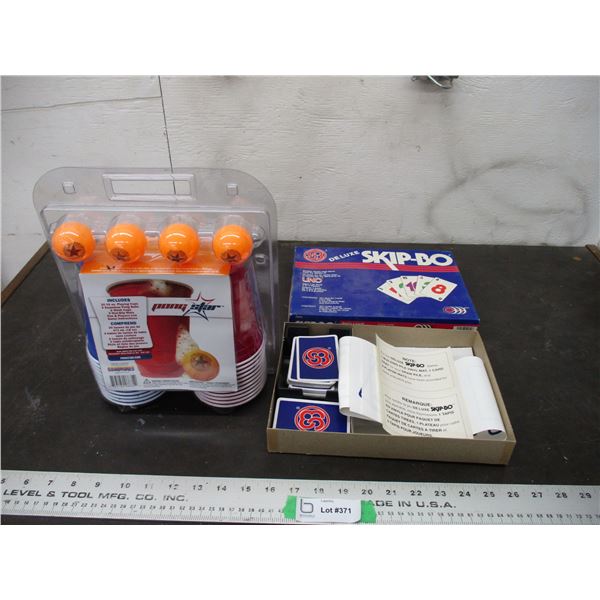 (2) games - pong star + skip bo