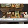 Image 3 : Box of vintage books (some western related) - Louis L'amour, Zane Grey, etc