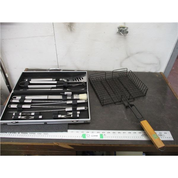 BBQ set with steak tray