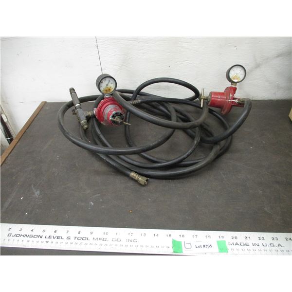 Propane hoses + regulators