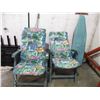 Image 1 : Ironing board + (2) plastic chairs