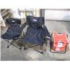 Image 1 : (2) Cabelas chairs with chair cooler