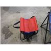 Image 3 : Blue camp chair with chair cooler