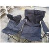 Image 2 : (3) Black camping chairs