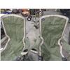 Image 2 : (2) Green camp chairs
