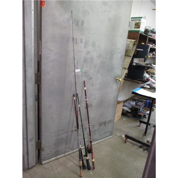 (3) Rod + Reels - daiwa, etc