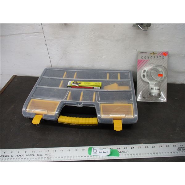 organizer tray + toothbrush / tumbler holder