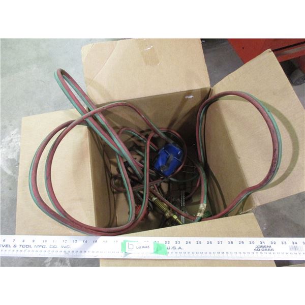 Acetylene hose regulators, tip, goggles