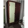 Image 1 : 2 door wardrobe with shelves - 77" tall