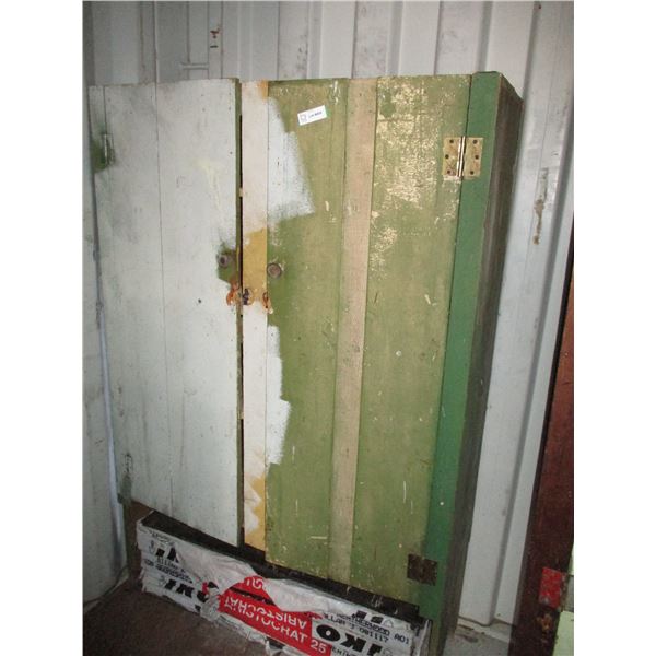 Wood cupboard - 65" tall