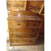 Image 1 : Vintage 5-drawer wood dresser - 39x18 40tall