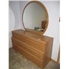 Image 1 : Dresser + Mirror - 7 drawer - 61x16