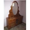 Image 1 : Dresser + Mirror - 7 drawer - 60x16 (glass front)