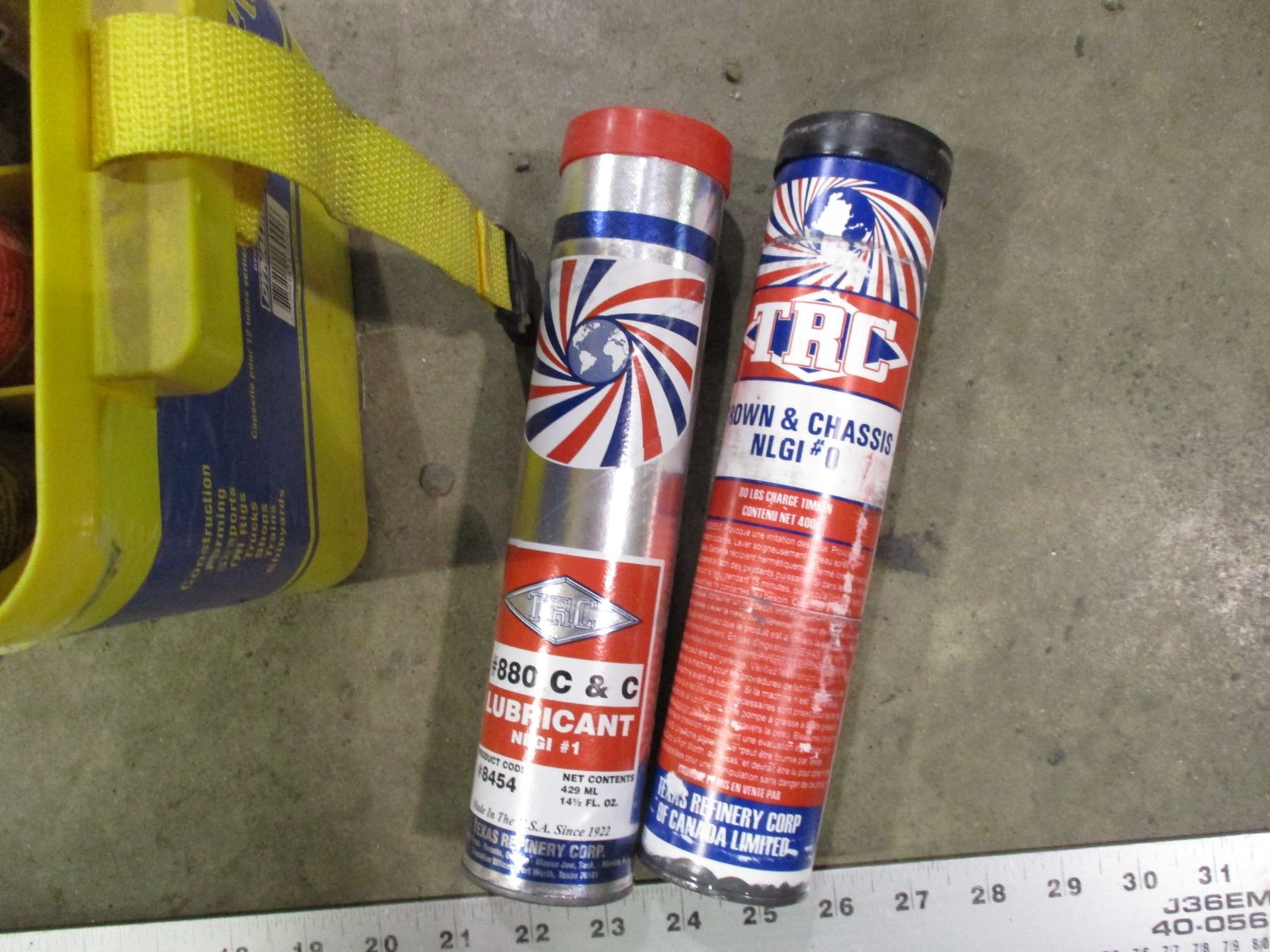 (12) TRC grease tubes in storage box