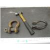 Image 1 : hammer + (2) clevis