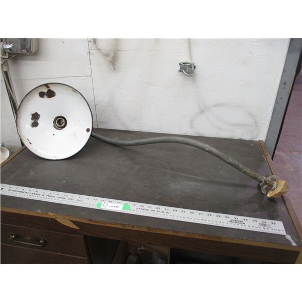 Enamel Yard light shade