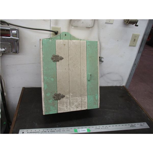 wooden medicine cabinet - 16x7