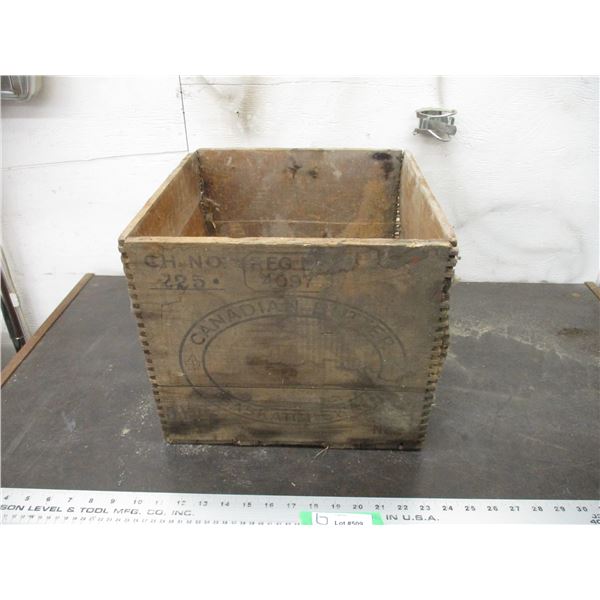 Saskatchewan butter box (Canadian Butter)