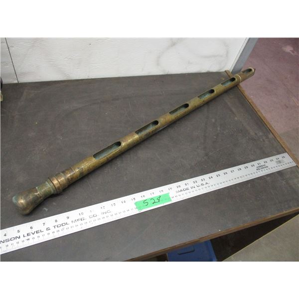 Antique brass grain probe - Seedburo