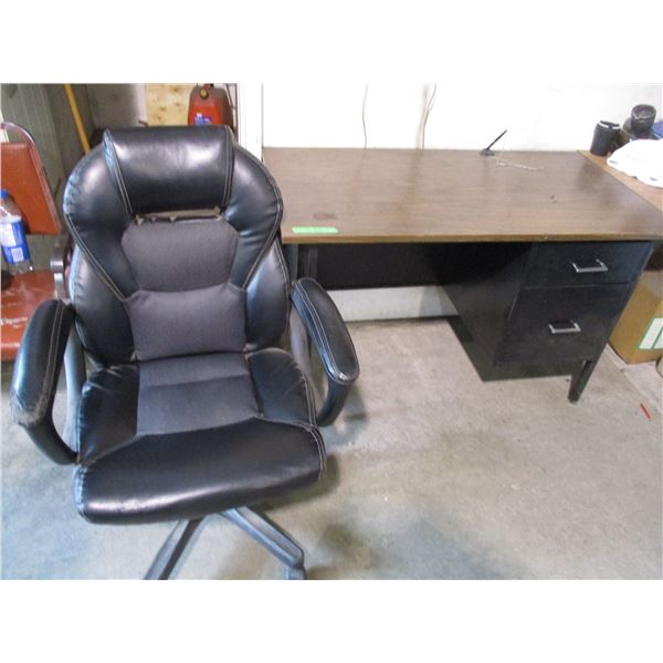 Computer chair + desk - 45x24