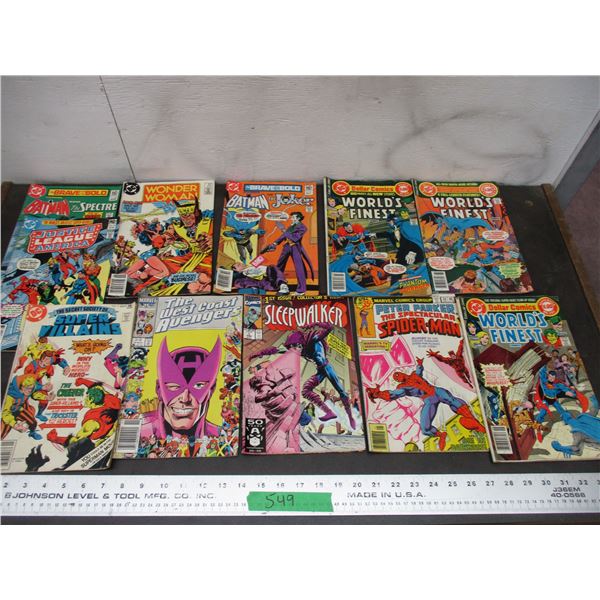 (11) Mixed DC + Marvel comics