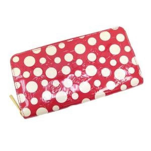Louis Vuitton Red Monogram Vernis Leather Dots Yayoi Kusama Limited Edition Zipp